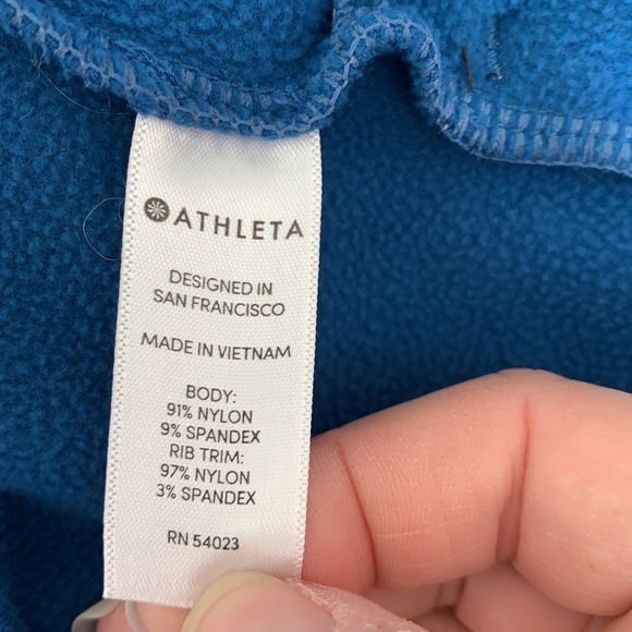 Athleta Ridge Jacket Peacock Blue M - Picture 6 of 7